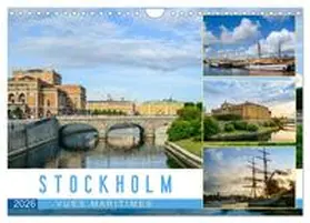 CALVENDO / U-DO |  Stockholm - Vues maritimes (Calendrier mural 2026 DIN A4 vertical), CALVENDO calendrier mensuel | Sonstiges |  Sack Fachmedien