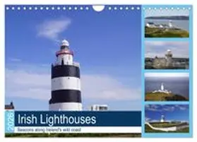 CALVENDO / Paul - Babett's Bildergalerie |  Irish Lighthouses - Beacons along Ireland's wild coast (Wall Calendar 2026 DIN A4 landscape), CALVENDO 12 Month Wall Calendar | Sonstiges |  Sack Fachmedien