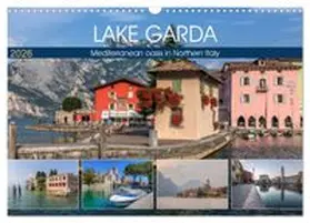 CALVENDO / Kruse |  Lake Garda Mediterranean oasis in Northern Italy (Wall Calendar 2026 DIN A3 landscape), CALVENDO 12 Month Wall Calendar | Sonstiges |  Sack Fachmedien
