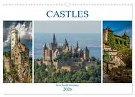 CALVENDO / D. |  Castles from South Germany (Wall Calendar 2026 DIN A3 landscape), CALVENDO 12 Month Wall Calendar | Sonstiges |  Sack Fachmedien