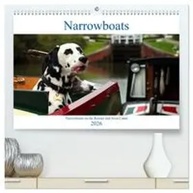 Hewlett / CALVENDO |  Narrowboats (High Quality Premium Wall Calendar 2026 DIN A2 landscape),CALVENDO 12 Month Wall Calendar | Sonstiges |  Sack Fachmedien