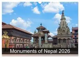 CALVENDO / Wallroth |  Monuments of Nepal 2026 (Wall Calendar 2026 DIN A3 landscape), CALVENDO 12 Month Wall Calendar | Sonstiges |  Sack Fachmedien