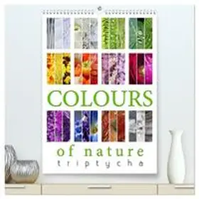 CALVENDO / Cross |  Colours of Nature - Triptycha (High Quality Premium Wall Calendar 2026 DIN A2 portrait),CALVENDO 12 Month Wall Calendar | Sonstiges |  Sack Fachmedien