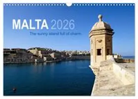 CALVENDO / Mitchell |  Malta. The sunny island full of charm. (Wall Calendar 2026 DIN A3 landscape), CALVENDO 12 Month Wall Calendar | Sonstiges |  Sack Fachmedien