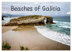 CALVENDO / Wood |  Beaches of Galicia (Wall Calendar 2026 DIN A4 landscape), CALVENDO 12 Month Wall Calendar | Sonstiges |  Sack Fachmedien