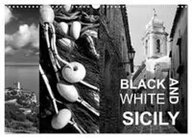 CALVENDO / Mulder / Corsa Media |  Black and White Sicily (Wall Calendar 2026 DIN A3 landscape), CALVENDO 12 Month Wall Calendar | Sonstiges |  Sack Fachmedien