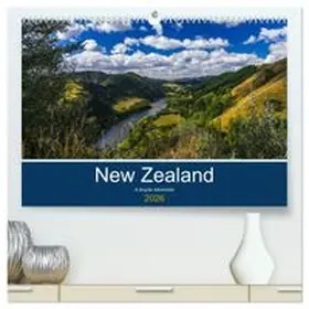 CALVENDO / Ulven Photography - Wiebke Schroeder |  New Zealand - A bicycle adventure (High Quality Premium Wall Calendar 2026 DIN A2 landscape),CALVENDO 12 Month Wall Calendar | Sonstiges |  Sack Fachmedien