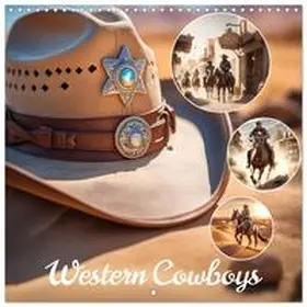 CALVENDO / Aupeix |  Western Cowboys (Wall Calendar 2026 12 × 12 Inch) CALVENDO 12 Month Wall Calendar | Sonstiges |  Sack Fachmedien