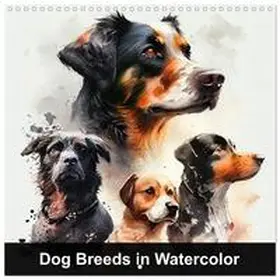 CALVENDO / Jaszke JBJart |  Dog Breeds in Watercolor (Wall Calendar 2026 12 × 12 Inch) CALVENDO 12 Month Wall Calendar | Sonstiges |  Sack Fachmedien