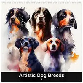 CALVENDO / Jaszke JBJart |  Artistic Dog Breeds (Wall Calendar 2026 12 × 12 Inch) CALVENDO 12 Month Wall Calendar | Sonstiges |  Sack Fachmedien