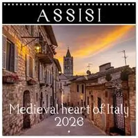 CALVENDO / Tortora |  Assisi - Medieval Heart of Italy (Wall Calendar 2026 12 × 12 Inch) CALVENDO 12 Month Wall Calendar | Sonstiges |  Sack Fachmedien