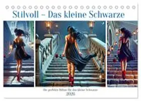 CALVENDO / Michalzik |  Stilvoll - Das kleine Schwarze (Tischkalender 2026 DIN A5 quer), CALVENDO Monatskalender | Sonstiges |  Sack Fachmedien