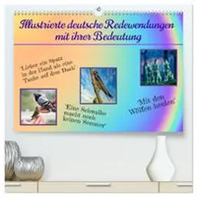 Kleemann / CALVENDO |  Illustrierte deutsche Redewendungen mit ihrer Bedeutung (hochwertiger Premium Wandkalender 2026 DIN A2 quer), Kunstdruck in Hochglanz | Sonstiges |  Sack Fachmedien