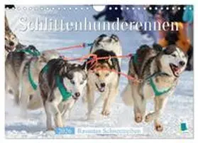 CALVENDO |  Schlittenhunderennen: Rasantes Schneetreiben (Wandkalender 2026 DIN A4 quer), CALVENDO Monatskalender | Sonstiges |  Sack Fachmedien