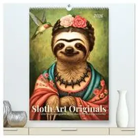 Soul / CALVENDO |  Sloth Art Originals ... eine faultierlangsame Reise durch die Kunstgeschichte (hochwertiger Premium Wandkalender 2026 DIN A2 hoch), Kunstdruck in Hochglanz | Sonstiges |  Sack Fachmedien