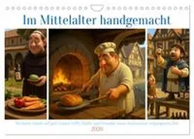 Waurick / CALVENDO |  Im Mittelalter handgemacht (Wandkalender 2026 DIN A4 quer), CALVENDO Monatskalender | Sonstiges |  Sack Fachmedien