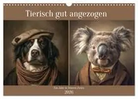 CALVENDO / Seltmann |  Tierisch gut angezogen (Wandkalender 2026 DIN A3 quer), CALVENDO Monatskalender | Sonstiges |  Sack Fachmedien