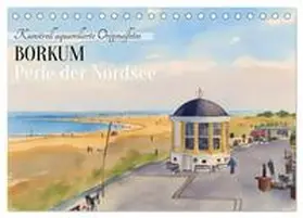 Kleemann / CALVENDO |  BORKUM Perle der Nordsee (Tischkalender 2026 DIN A5 quer), CALVENDO Monatskalender | Sonstiges |  Sack Fachmedien