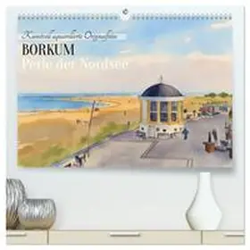 Kleemann / CALVENDO |  BORKUM Perle der Nordsee (hochwertiger Premium Wandkalender 2026 DIN A2 quer), Kunstdruck in Hochglanz | Sonstiges |  Sack Fachmedien