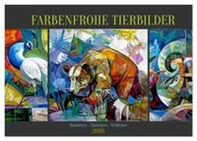 Braun / CALVENDO |  Farbenfrohe Tierbilder (Wandkalender 2026 DIN A2 quer), CALVENDO Monatskalender | Sonstiges |  Sack Fachmedien