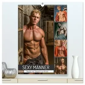 Fotografie / CALVENDO |  SEXY MÄNNER - Nackt mit Sixpack im Knast (hochwertiger Premium Wandkalender 2026 DIN A2 hoch), Kunstdruck in Hochglanz | Sonstiges |  Sack Fachmedien