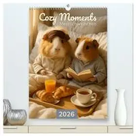 CALVENDO / Reimers |  Cozy Moments - Meerschweinchen Kalender (hochwertiger Premium Wandkalender 2026 DIN A2 hoch), Kunstdruck in Hochglanz | Sonstiges |  Sack Fachmedien