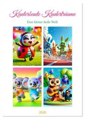 CALVENDO / Michalzik |  Kunterbunte Kinderträume (Wandkalender 2026 DIN A3 hoch), CALVENDO Monatskalender | Sonstiges |  Sack Fachmedien