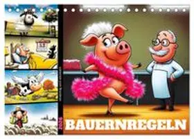 CALVENDO / Löwer |  Bauernregeln, unsinnig und amüsant (Tischkalender 2026 DIN A5 quer), CALVENDO Monatskalender | Sonstiges |  Sack Fachmedien