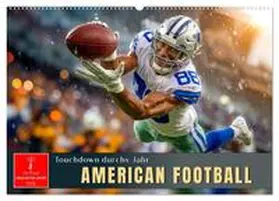 Roder / CALVENDO |  American Football - Touchdown durchs Jahr (Wandkalender 2026 DIN A2 quer), CALVENDO Monatskalender | Sonstiges |  Sack Fachmedien