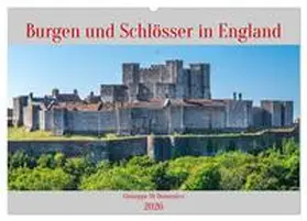 Di Domenico / CALVENDO |  Burgen und Schlösser in England (Wandkalender 2026 DIN A2 quer), CALVENDO Monatskalender | Sonstiges |  Sack Fachmedien