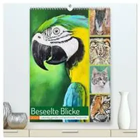 Spreider / CALVENDO |  Beseelte Blicke - Lebendig gemalte und berührende Tierporträts (hochwertiger Premium Wandkalender 2026 DIN A2 hoch), Kunstdruck in Hochglanz | Sonstiges |  Sack Fachmedien