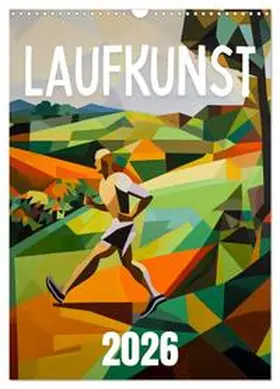 runningclubs.de / CALVENDO |  Laufkunst. (Wandkalender 2026 DIN A3 hoch), CALVENDO Monatskalender | Sonstiges |  Sack Fachmedien