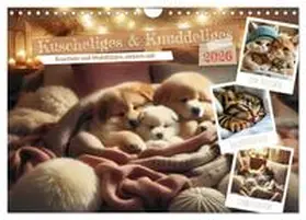 Irmer / CALVENDO |  Kuscheliges & Knuddeliges (Wandkalender 2026 DIN A4 quer), CALVENDO Monatskalender | Sonstiges |  Sack Fachmedien