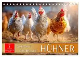 Roder / CALVENDO |  Hühner - gefiedert durchs Jahr (Tischkalender 2026 DIN A5 quer), CALVENDO Monatskalender | Sonstiges |  Sack Fachmedien