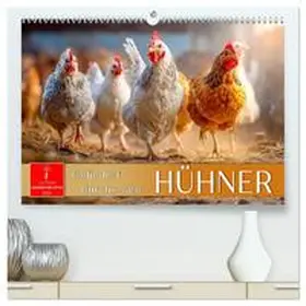 Roder / CALVENDO |  Hühner - gefiedert durchs Jahr (hochwertiger Premium Wandkalender 2026 DIN A2 quer), Kunstdruck in Hochglanz | Sonstiges |  Sack Fachmedien