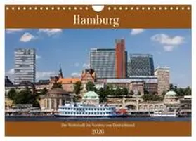 Rose / CALVENDO |  Hamburg, die Weltstadt im Norden von Deutschland (Wandkalender 2026 DIN A4 quer), CALVENDO Monatskalender | Sonstiges |  Sack Fachmedien