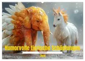 Brunner-Klaus / CALVENDO |  Humorvolle tierische Schöpfungen - Hybridtiere (Wandkalender 2026 DIN A2 quer), CALVENDO Monatskalender | Sonstiges |  Sack Fachmedien