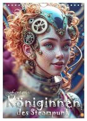 Anser / CALVENDO |  Fantasie-Königinnen des Steampunk - Digitale Kunst (Wandkalender 2026 DIN A4 hoch), CALVENDO Monatskalender | Sonstiges |  Sack Fachmedien