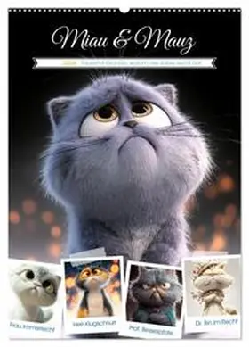 Gierok-Latniak / CALVENDO |  Miau & Mauz (Wandkalender 2026 DIN A2 hoch), CALVENDO Monatskalender | Sonstiges |  Sack Fachmedien