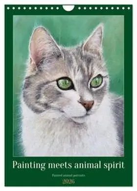 Spreider / CALVENDO |  Painting meets animal spirit - Painted animal portraits (Wall Calendar 2026 DIN A4 portrait), CALVENDO 12 Month Wall Calendar | Sonstiges |  Sack Fachmedien