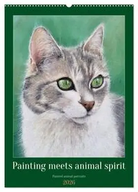 Spreider / CALVENDO |  Painting meets animal spirit - Painted animal portraits (Wall Calendar 2026 DIN A2 portrait), CALVENDO 12 Month Wall Calendar | Sonstiges |  Sack Fachmedien
