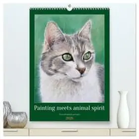 Spreider / CALVENDO |  Painting meets animal spirit - Painted animal portraits (High Quality Premium Wall Calendar 2026 DIN A2 portrait),CALVENDO 12 Month Wall Calendar | Sonstiges |  Sack Fachmedien