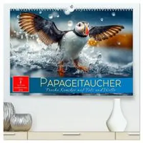 Roder / CALVENDO |  Papageitaucher - Freche Komiker auf Fels und Welle (hochwertiger Premium Wandkalender 2026 DIN A2 quer), Kunstdruck in Hochglanz | Sonstiges |  Sack Fachmedien