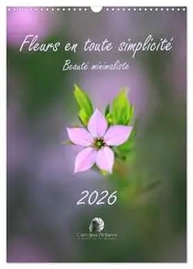 Martzel / CALVENDO |  Fleurs en toute simplicité - Beauté minimaliste (Calendrier mural 2026 DIN A3 horizontal), CALVENDO calendrier mensuel | Sonstiges |  Sack Fachmedien