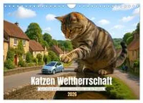 CALVENDO / Waurick |  Katzen Weltherrschaft (Wandkalender 2026 DIN A4 quer), CALVENDO Monatskalender | Sonstiges |  Sack Fachmedien