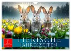 Roder / CALVENDO |  Tierische Jahreszeiten (Wandkalender 2026 DIN A4 quer), CALVENDO Monatskalender | Sonstiges |  Sack Fachmedien