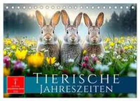 Roder / CALVENDO |  Tierische Jahreszeiten (Tischkalender 2026 DIN A5 quer), CALVENDO Monatskalender | Sonstiges |  Sack Fachmedien