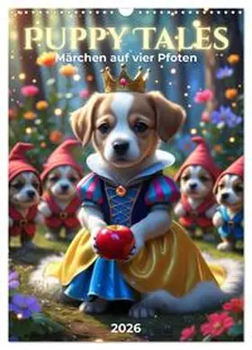 Soul / CALVENDO |  Puppy Tales - Märchen auf vier Pfoten (Wandkalender 2026 DIN A3 hoch), CALVENDO Monatskalender | Sonstiges |  Sack Fachmedien