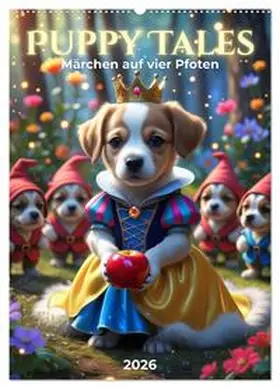 Soul / CALVENDO |  Puppy Tales - Märchen auf vier Pfoten (Wandkalender 2026 DIN A2 hoch), CALVENDO Monatskalender | Sonstiges |  Sack Fachmedien