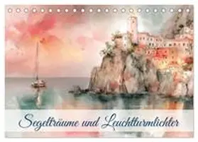 CALVENDO / Bee |  Segelträume und Leuchtturmlichter (Tischkalender 2026 DIN A5 quer), CALVENDO Monatskalender | Sonstiges |  Sack Fachmedien